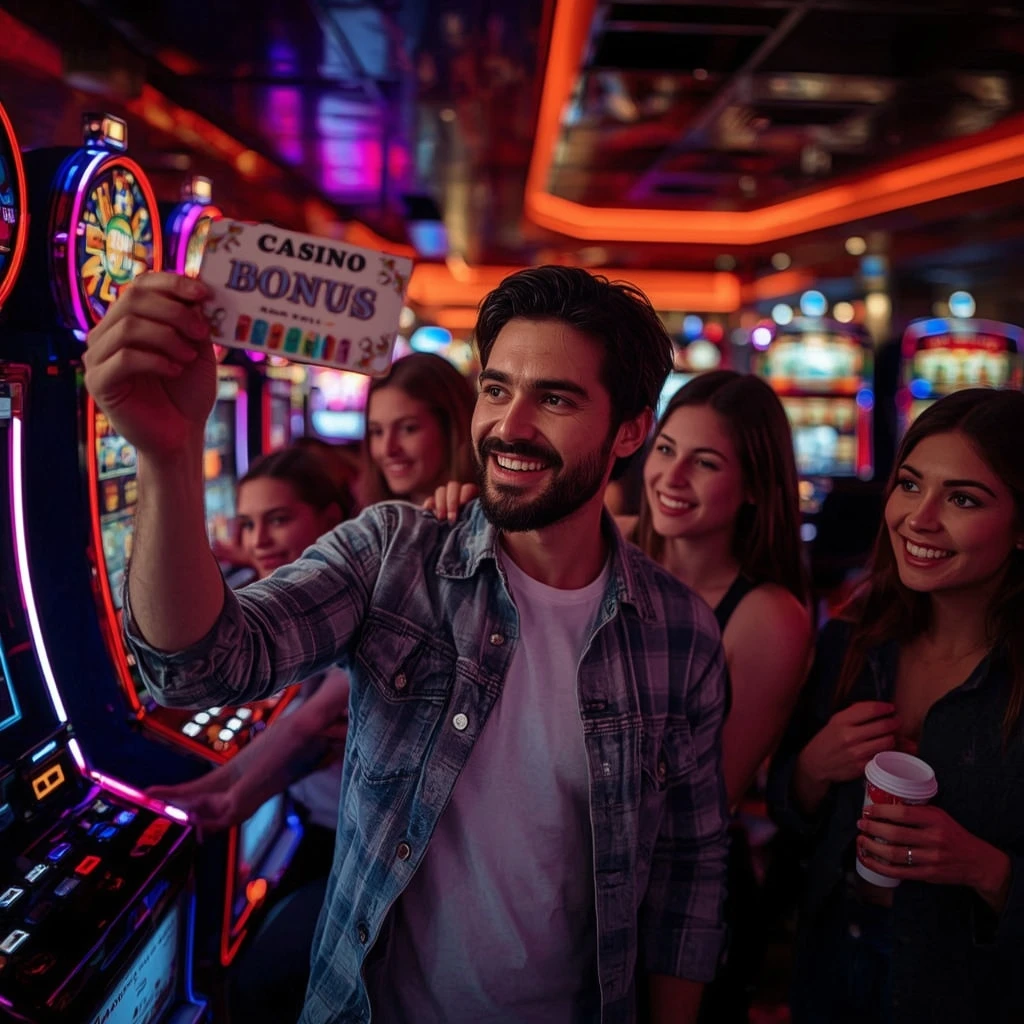 una persona con un bono de casino 20Bet Casino